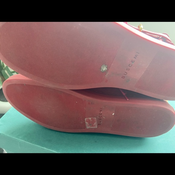 COPY - 🗣Buscemi red 👺leather hi tops ‼️ - Picture 6 of 9
